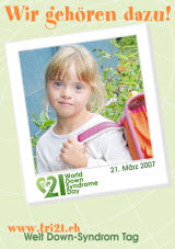 Poster zum Welt Down-Syndrom Tag 07