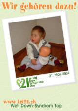 Poster zum Welt Down-Syndrom Tag 07