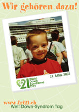 Poster zum Welt Down-Syndrom Tag 07