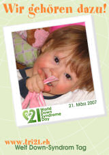 Poster zum Welt Down-Syndrom Tag 07