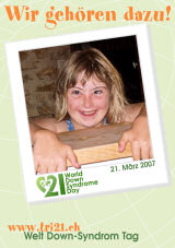 Poster zum Welt Down-Syndrom Tag 07