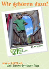 Poster zum Welt Down-Syndrom Tag 07