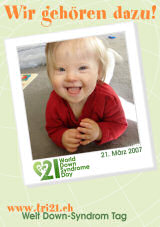 Poster zum Welt Down-Syndrom Tag 07