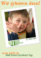 Poster zum Welt Down-Syndrom Tag 07