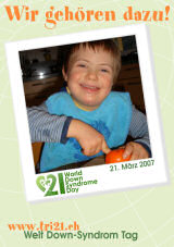 Poster zum Welt Down-Syndrom Tag 07