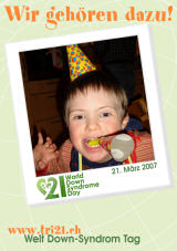 Poster zum Welt Down-Syndrom Tag 07