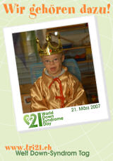 Poster zum Welt Down-Syndrom Tag 07