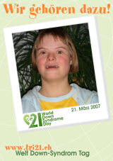 Poster zum Welt Down-Syndrom Tag 07