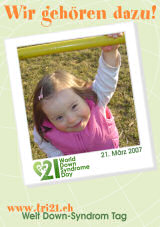 Poster zum Welt Down-Syndrom Tag 07