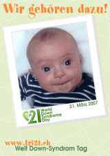 Poster zum Welt Down-Syndrom Tag 07
