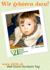 Poster zum Welt Down-Syndrom Tag 07