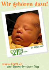 Poster zum Welt Down-Syndrom Tag 07