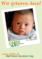 Poster zum Welt Down-Syndrom Tag 07