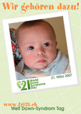 Poster zum Welt Down-Syndrom Tag 07