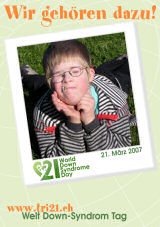 Poster zum Welt Down-Syndrom Tag 07