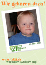 Poster zum Welt Down-Syndrom Tag 07