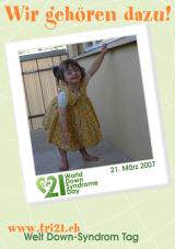 Poster zum Welt Down-Syndrom Tag 07