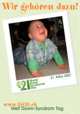 Poster zum Welt Down-Syndrom Tag 07