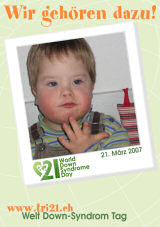 Poster zum Welt Down-Syndrom Tag 07
