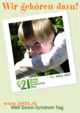 Poster zum Welt Down-Syndrom Tag 07
