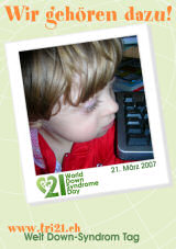 Poster zum Welt Down-Syndrom Tag 07