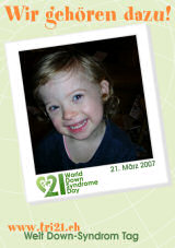 Poster zum Welt Down-Syndrom Tag 07