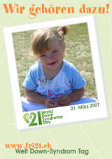 Poster zum Welt Down-Syndrom Tag 07