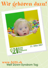 Poster zum Welt Down-Syndrom Tag 07