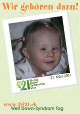 Poster zum Welt Down-Syndrom Tag 07