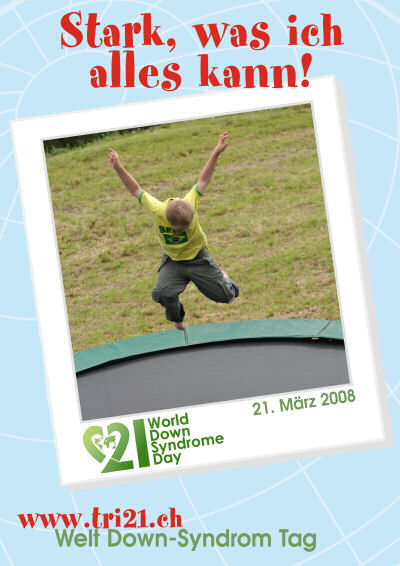 Plakataktion 08 'Stark, was ich alles kann'