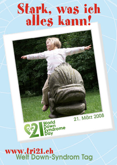 Plakataktion 08 'Stark, was ich alles kann'