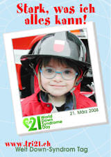 Poster zum Welt Down-Syndrom Tag 08