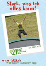 Poster zum Welt Down-Syndrom Tag 08