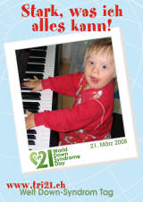 Poster zum Welt Down-Syndrom Tag 08