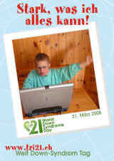 Poster zum Welt Down-Syndrom Tag 08