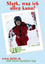 Poster zum Welt Down-Syndrom Tag 08