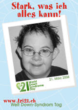 Poster zum Welt Down-Syndrom Tag 08