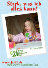 Poster zum Welt Down-Syndrom Tag 08