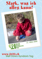 Poster zum Welt Down-Syndrom Tag 08