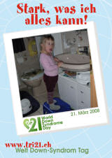 Poster zum Welt Down-Syndrom Tag 08
