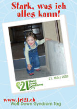 Poster zum Welt Down-Syndrom Tag 08