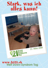 Poster zum Welt Down-Syndrom Tag 08