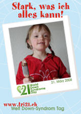 Poster zum Welt Down-Syndrom Tag 08