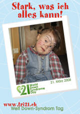 Poster zum Welt Down-Syndrom Tag 08