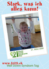 Poster zum Welt Down-Syndrom Tag 08