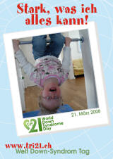 Poster zum Welt Down-Syndrom Tag 08