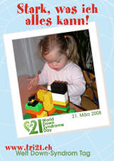 Poster zum Welt Down-Syndrom Tag 08