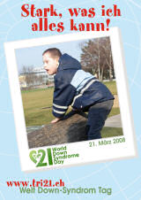 Poster zum Welt Down-Syndrom Tag 08