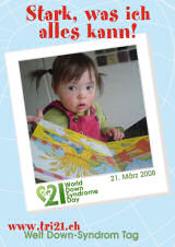 Poster zum Welt Down-Syndrom Tag 08