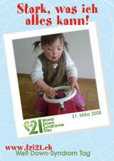 Poster zum Welt Down-Syndrom Tag 08